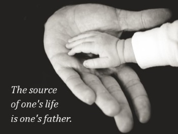 In the Bible the source of a person's life is their father. Therefore, the Bible refers to God as He.